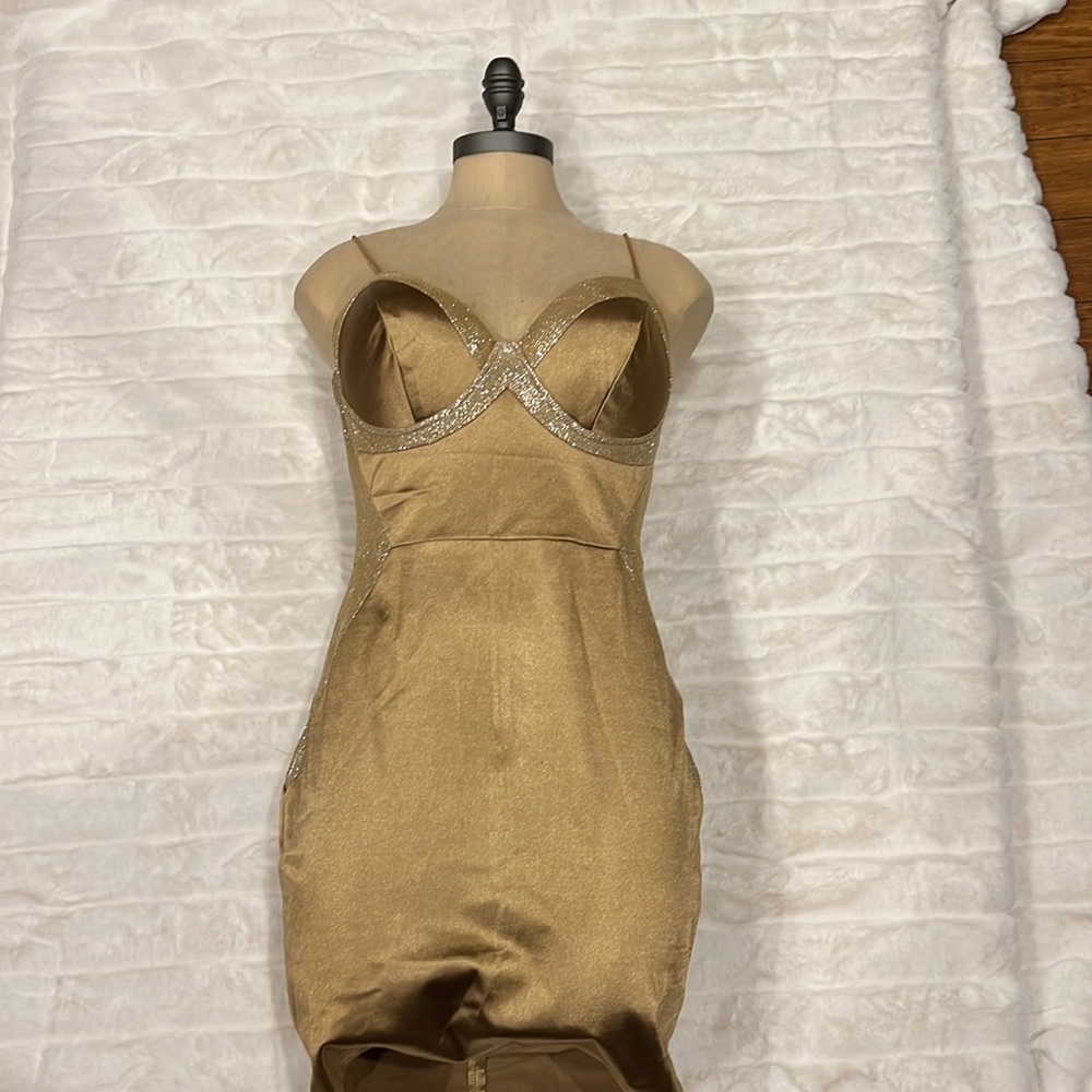 Gold New Years dress